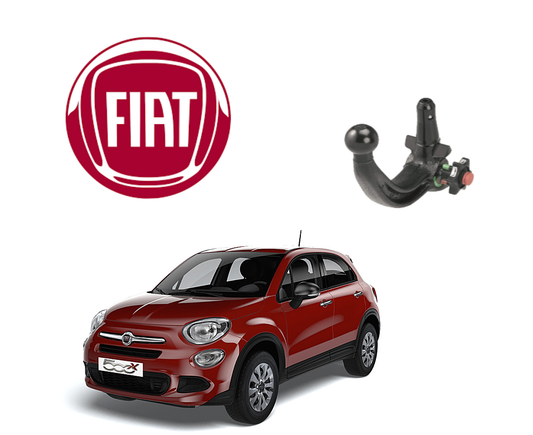 In questa immagine troviamo la bellissima Fiat 500X sulla quale potrà essere montato il relativo gancio (compatibile anche con Cross e AD-Blue - NO Sport) rappresentato in foto. Si tratta di un gancio di traino estraibile orizzontale la quale installazione comporta un taglio necessario sul paraurti che tuttavia resta invisibile. Prezzo iva esclusa. Per ulteriori informazioni si prega di contattare il seguente numero 3791116395 (anche via Whatsapp)