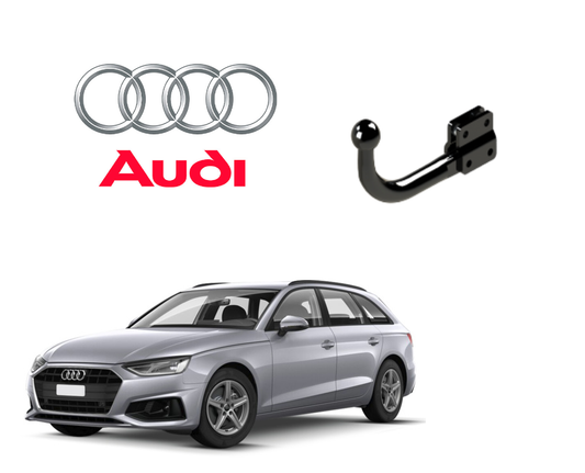 In questa immagine troviamo il bellissimo Audi A4 IV Avant sul quale potrà essere montato il relativo gancio (compatibile anche con Quattro, NO RS, Cabrio e S-Line)  rappresentato in foto. Si tratta di un gancio di traino fisso la quale installazione comporta un taglio necessario sul paraurti che tuttavia resta invisibile. Prezzo iva esclusa. Per ulteriori informazioni si prega di contattare il seguente numero 3791116395 (anche via Whatsapp)