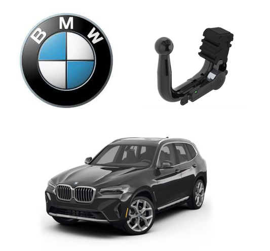 In questa immagine troviamo la bellissima BMW X3 sulla quale potrà essere montato il relativo gancio (compatibile anche con M-Sport, Ibrida, X-line e portellone mani libere - NO Serie M) rappresentato in foto. Si tratta di un gancio di traino estraibile verticale la quale installazione comporta un taglio necessario sul paraurti che tuttavia resta invisibile. Prezzo iva esclusa. Per ulteriori informazioni si prega di contattare il seguente numero 3791116395 (anche via Whatsapp)