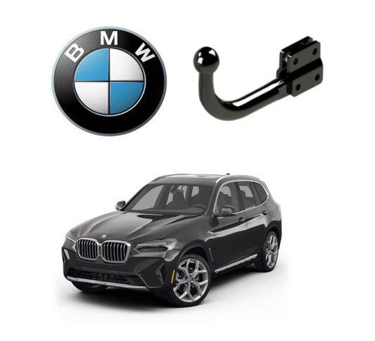 In questa immagine troviamo il bellissimo BMW X3 sul quale potrà essere montato il relativo gancio (compatibile anche con Ibrida, X-line e Portellone mani libere - NO M-sport e Serie M) rappresentato in foto. Si tratta di un gancio di traino fisso la quale installazione comporta un taglio necessario sul paraurti che tuttavia resta invisibile. Prezzo iva esclusa. Per ulteriori informazioni si prega di contattare il seguente numero 3791116395 (anche via Whatsapp)