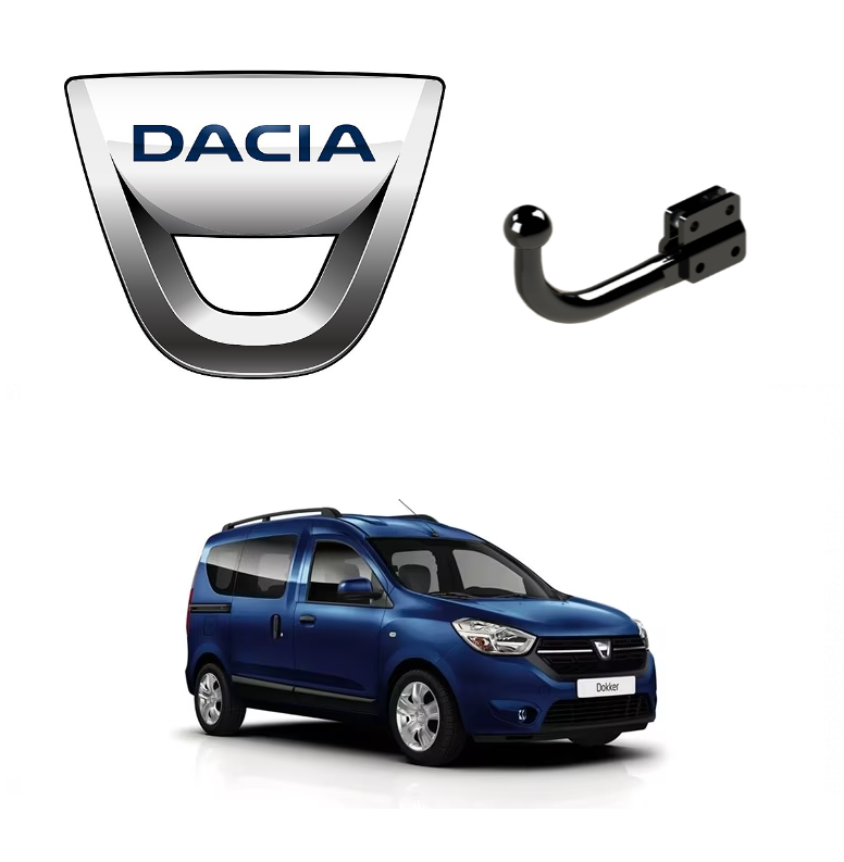 In questa immagine troviamo la bellissima Dacia Dokker sulla quale potrà essere montato il relativo gancio (compatibile anche con Stepway) rappresentato in foto. Si tratta di un gancio di traino fisso la quale installazione non comporta alcun taglio sul paraurti. Prezzo iva esclusa. Per ulteriori informazioni si prega di contattare il seguente numero 3791116395 (anche via Whatsapp)