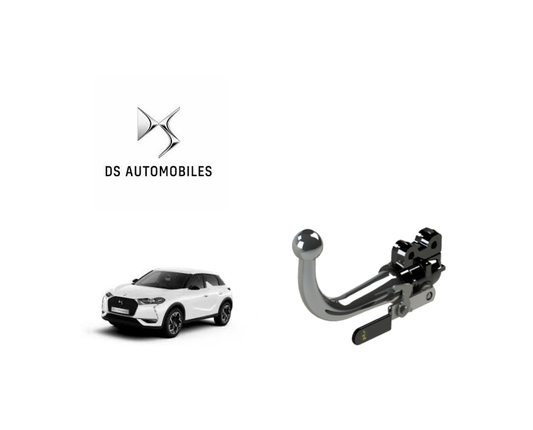 In questa immagine troviamo la bellissima DS Automobiles DS3 Crossback sulla quale potrà essere montato il relativo gancio (NO versioni elettriche) rappresentato in foto. Si tratta di un gancio di traino estraibile orizzontale la quale installazione comporta un taglio necessario sul paraurti che tuttavia resta invisibile. Prezzo iva esclusa. Per ulteriori informazioni si prega di contattare il seguente numero 3791116395 (anche via Whatsapp)