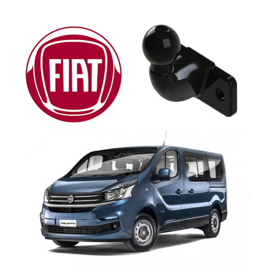 In questa immagine troviamo il bellissimo Fiat Talento II sul quale potrà essere montato il relativo gancio rappresentato in foto. Si tratta di un gancio di traino flangiato la quale installazione non comporta alcun taglio sul paraurti. Prezzo iva esclusa. Per ulteriori informazioni si prega di contattare il seguente numero 3791116395 (anche via Whatsapp)