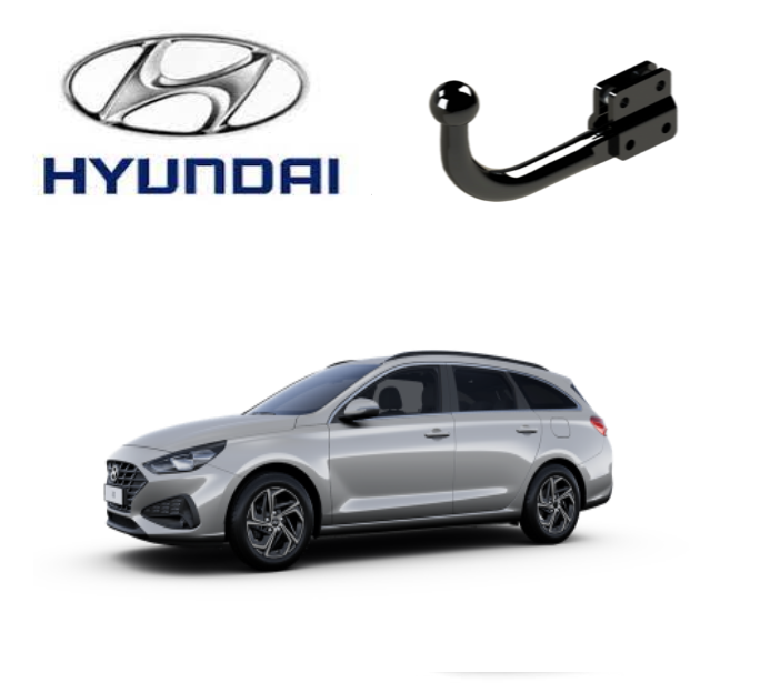 In questa immagine troviamo la bellissima Hyundai I30 III Wagon Restyling  sulla quale potrà essere montato il relativo gancio rappresentato in foto. Si tratta di un gancio di traino fisso la quale installazione comporta un taglio necessario sul paraurti che tuttavia resta invisibile. Prezzo iva esclusa. Per ulteriori informazioni si prega di contattare il seguente numero 3791116395 (anche via Whatsapp)