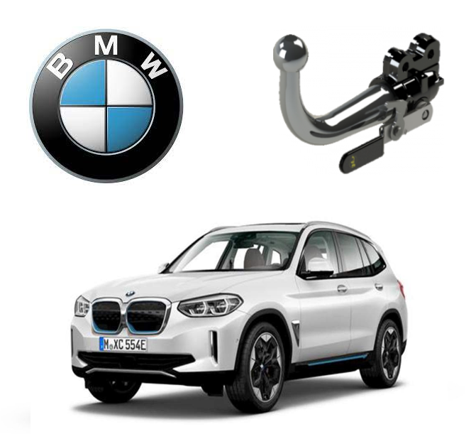 In questa immagine troviamo il bellissimo BMW IX3 sul quale potrà essere montato il relativo gancio (compatibile anche con portellone mani libere) rappresentato in foto. Si tratta di un gancio di traino estraibile orizzontale la quale installazione comporta un taglio necessario sul paraurti che tuttavia resta invisibile. Prezzo iva esclusa. Per ulteriori informazioni si prega di contattare il seguente numero 3791116395 (anche via Whatsapp)