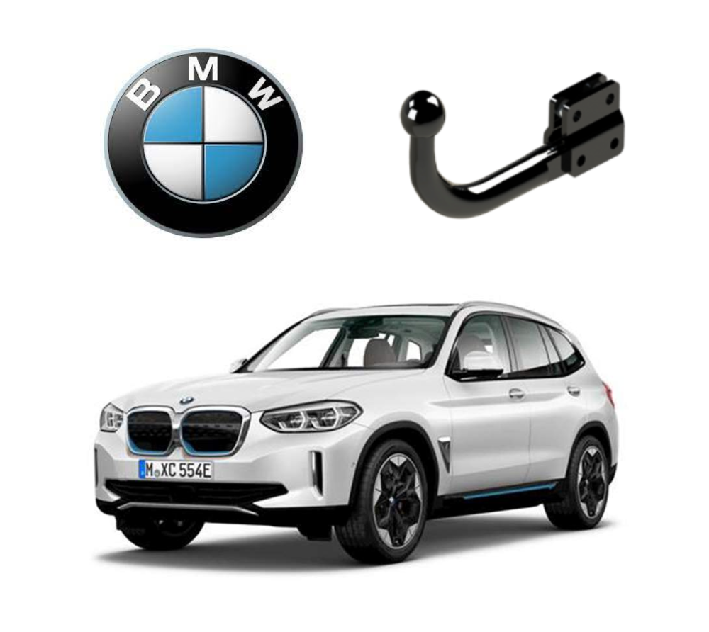 In questa immagine troviamo il bellissimo BMW IX3 sul quale potrà essere montato il relativo gancio (compatibile anche con portellone mani libere) rappresentato in foto. Si tratta di un gancio di traino fisso la quale installazione comporta un taglio necessario sul paraurti che tuttavia resta invisibile. Prezzo iva esclusa. Per ulteriori informazioni si prega di contattare il seguente numero 3791116395 (anche via Whatsapp)