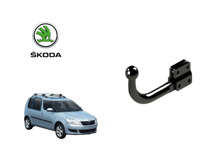 In questa immagine troviamo la bellissima Skoda Roomster sulla quale potrà essere montato il relativo gancio (compatibile anche con Scout - Pratik) rappresentato in foto. Si tratta di un gancio di traino fisso la quale installazione comporta un taglio necessario sul paraurti che tuttavia resta visibile. Prezzo iva esclusa. Per ulteriori informazioni si prega di contattare il seguente numero 3791116395 (anche via Whatsapp)