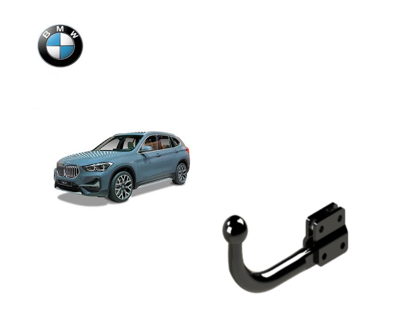 In questa immagine troviamo il bellissimo BMW X1 II sul quale potrà essere montato il relativo gancio (compatibile anche con M-Sport) rappresentato in foto. Si tratta di un gancio di traino fisso la quale installazione non comporta alcun taglio sul paraurti. Prezzo iva esclusa. Per ulteriori informazioni si prega di contattare il seguente numero 3791116395 (anche via Whatsapp)