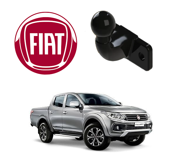 In questa immagine troviamo il bellissimo Fiat Fullback sul quale potrà essere montato il relativo gancio (compatibile anche con Double + single cab anche Ad-Blue) rappresentato in foto. Si tratta di un gancio di traino flangiato la quale installazione non comporta alcun taglio sul paraurti. Prezzo iva esclusa. Per ulteriori informazioni si prega di contattare il seguente numero 3791116395 (anche via Whatsapp)