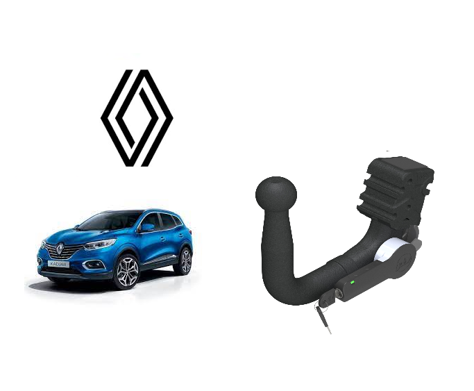 In questa immagine troviamo la bellissima Renault Kadjar Restyling sulla quale potrà essere montato il relativo gancio (compatibile anche con AD-Blue) rappresentato in foto. Si tratta di un gancio estraibile verticale la quale installazione non comporta alcun taglio sul paraurti. Prezzo iva esclusa. Per ulteriori informazioni si prega di contattare il seguente numero 3791116395 (anche via Whatsapp)