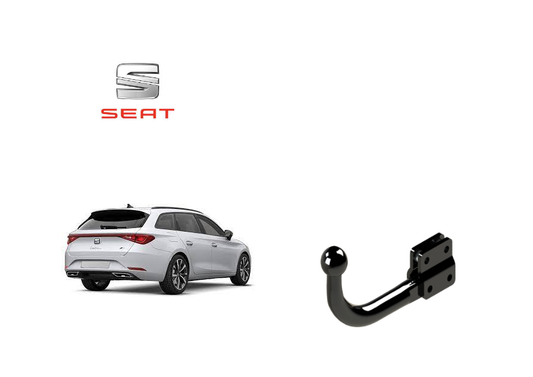 In questa immagine troviamo la bellissima Seat Leon III ST (S.W.) sulla quale potrà essere montato il relativo gancio (NO Cupra, FR e X-Perience) rappresentato in foto. Si tratta di un gancio di traino fisso imbullonato la quale installazione comporta un taglio necessario sul paraurti che tuttavia resta visibile. Prezzo iva esclusa. Per ulteriori informazioni si prega di contattare il seguente numero 3791116395 (anche via Whatsapp)