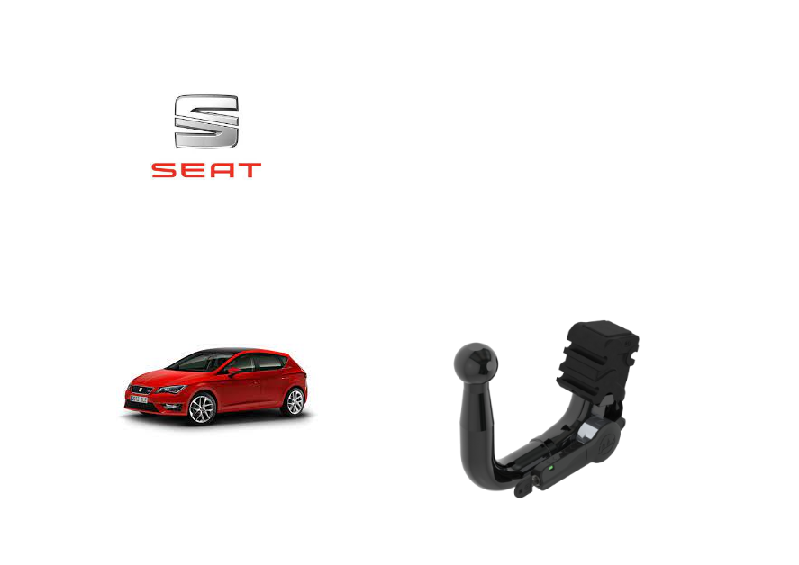 In questa immagine troviamo la bellissima Seat Leon III Restyling sulla quale potrà essere montato il relativo gancio rappresentato in foto. Si tratta di un gancio estraibile verticale la quale installazione non comporta alcun taglio sul paraurti. Prezzo iva esclusa. Per ulteriori informazioni si prega di contattare il seguente numero 3791116395 (anche via Whatsapp)